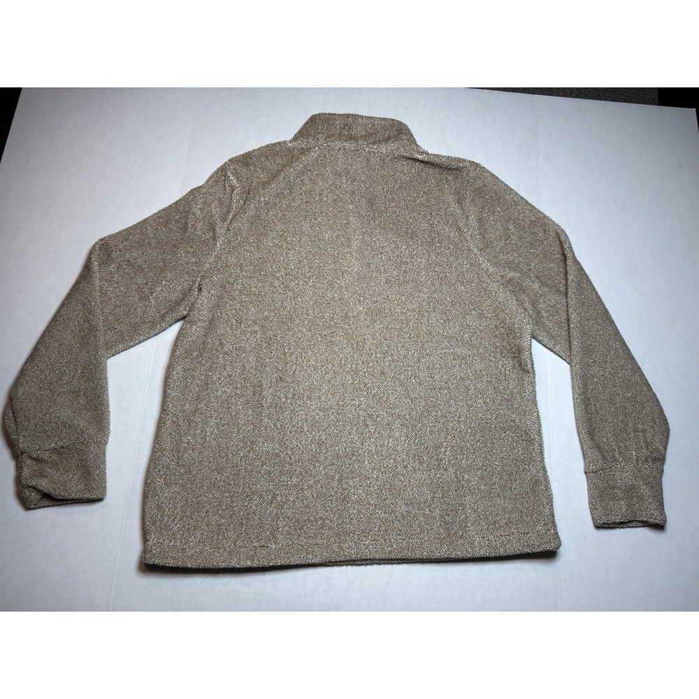 Eddie Bauer Womens Pullover Sweater Large Beige Button Neck NWT Cozy - Picture 14 of 14